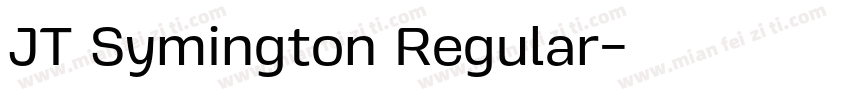 JT Symington Regular字体转换